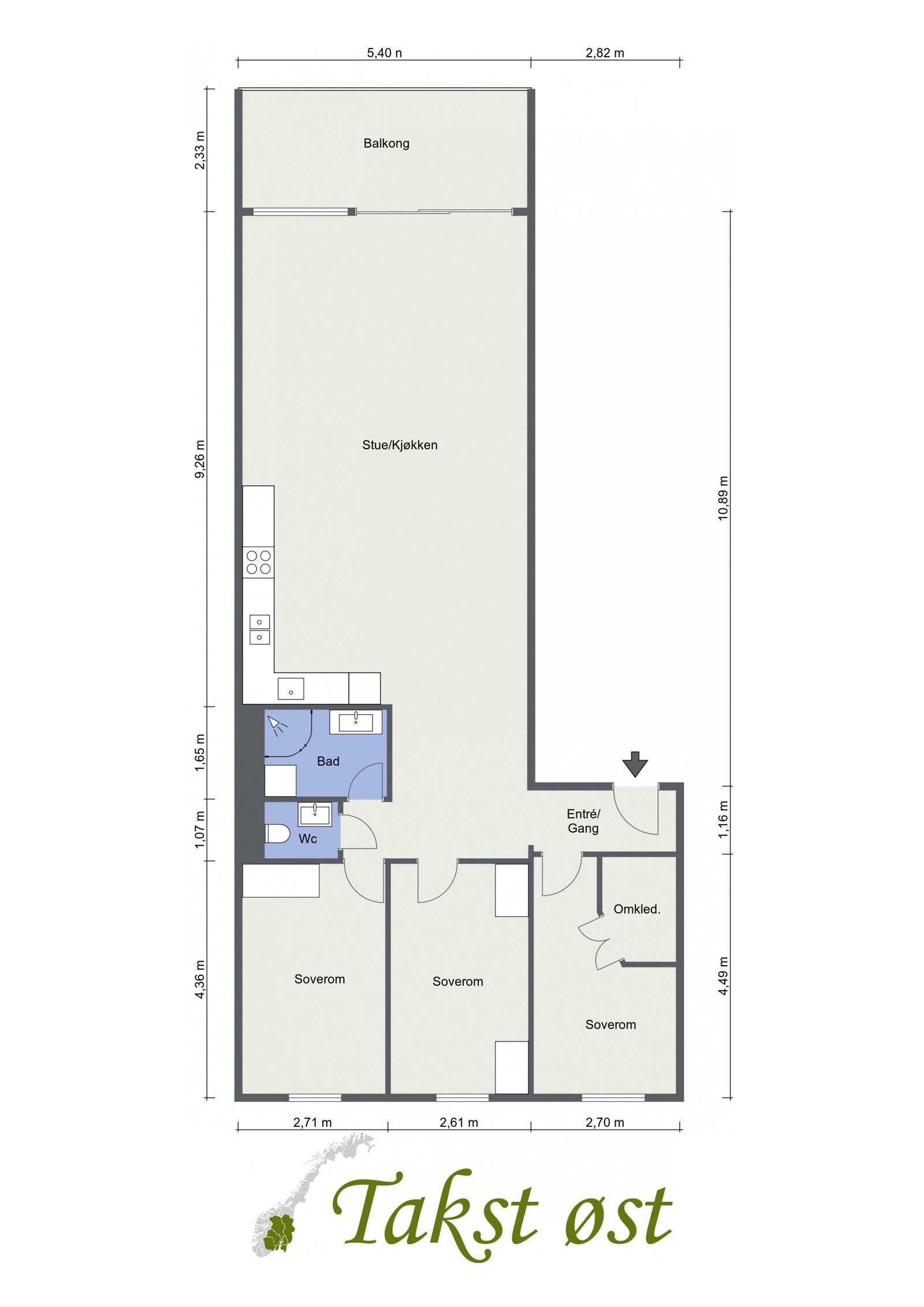 Plantegning. Galleribilde