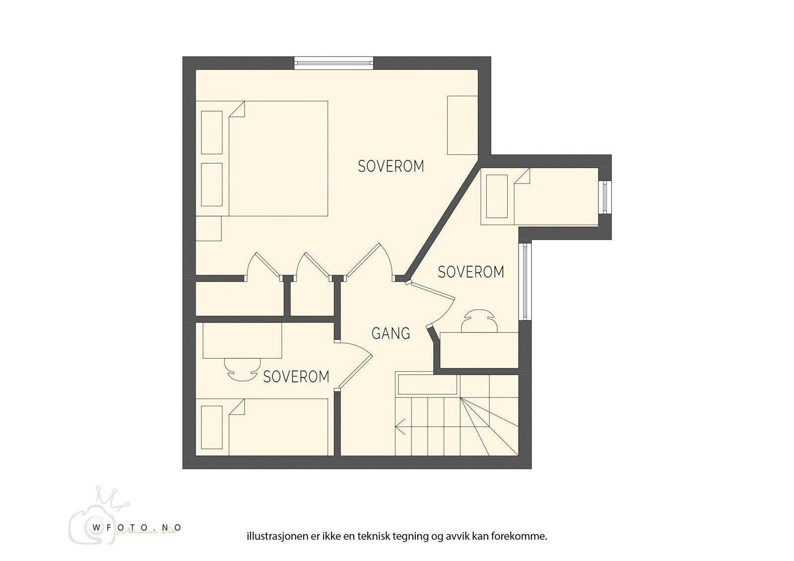 - Planløsning 2.etasje - Galleribilde