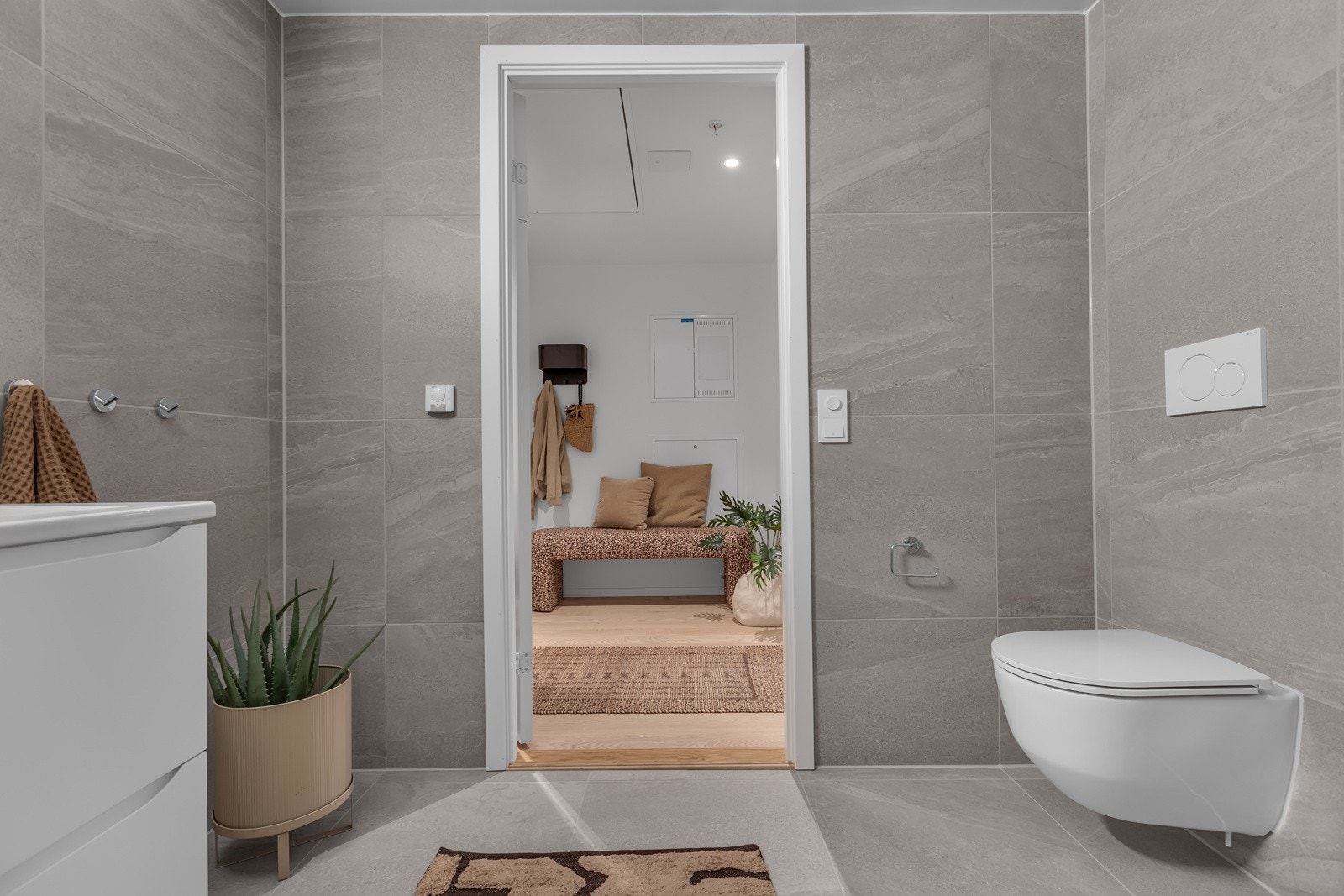 BAdet er med adkomst fra inngangspartiet Galleribilde