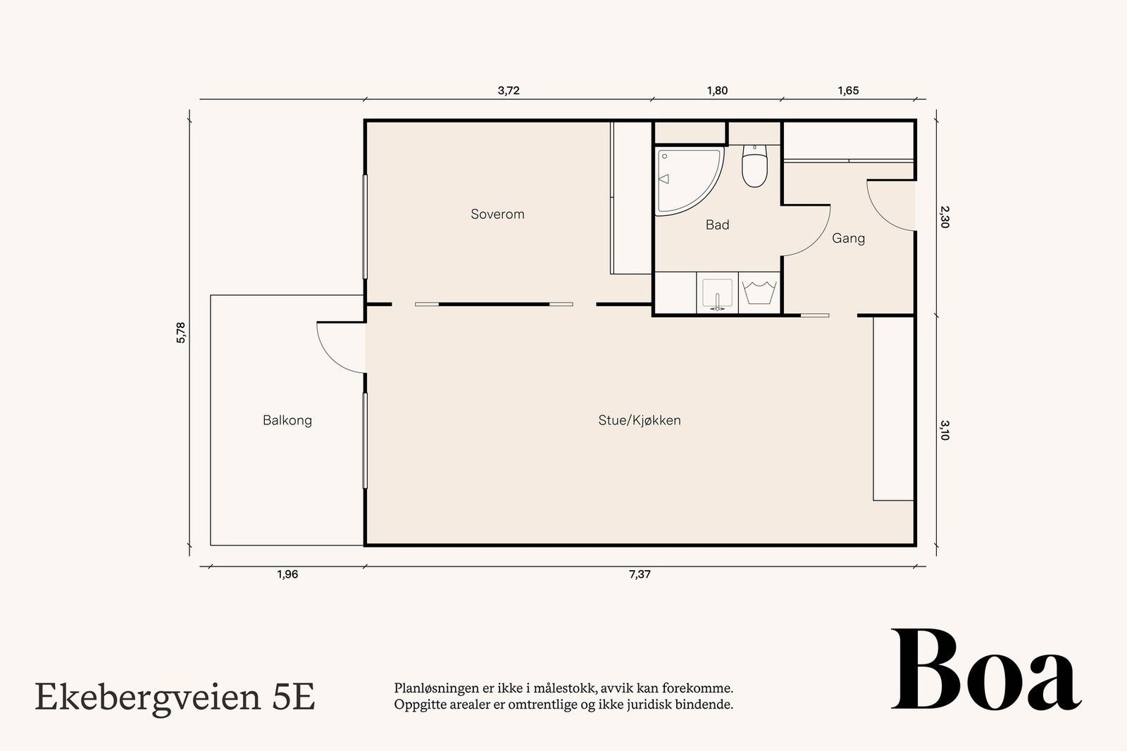 Plantegning Galleribilde