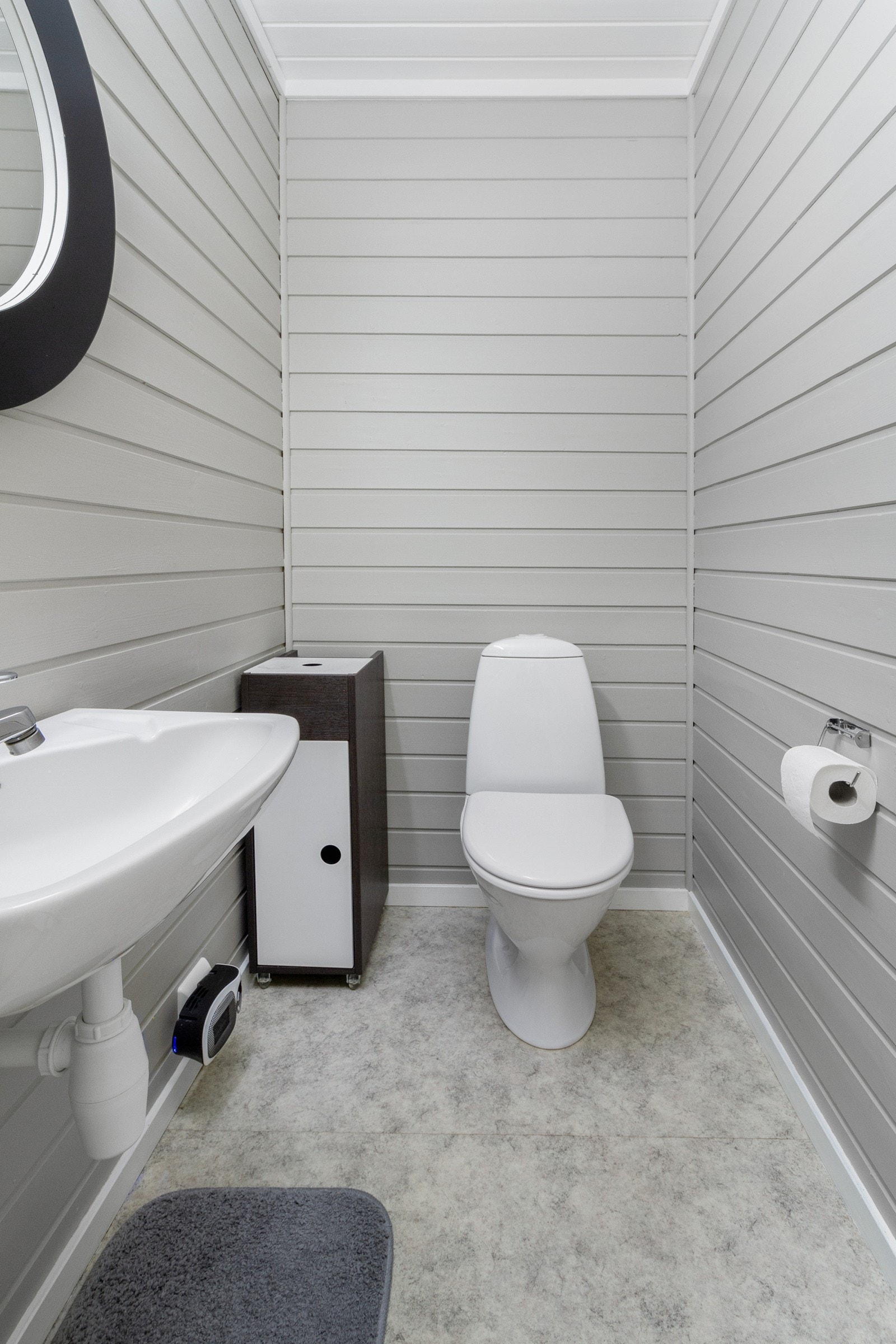 Du har også et praktisk gjestetoalett på 2 kvm. Galleribilde