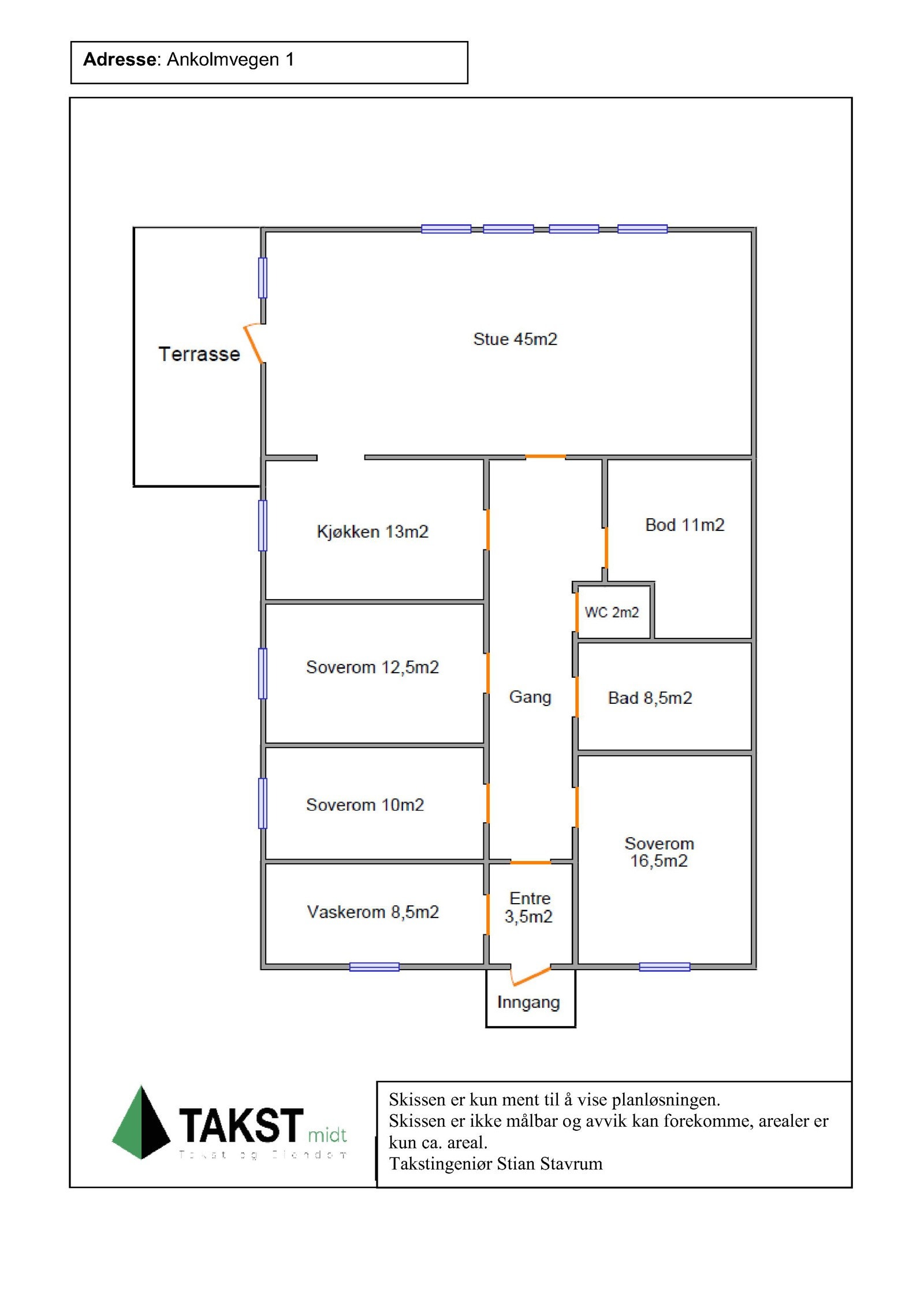 Plantegning. Galleribilde