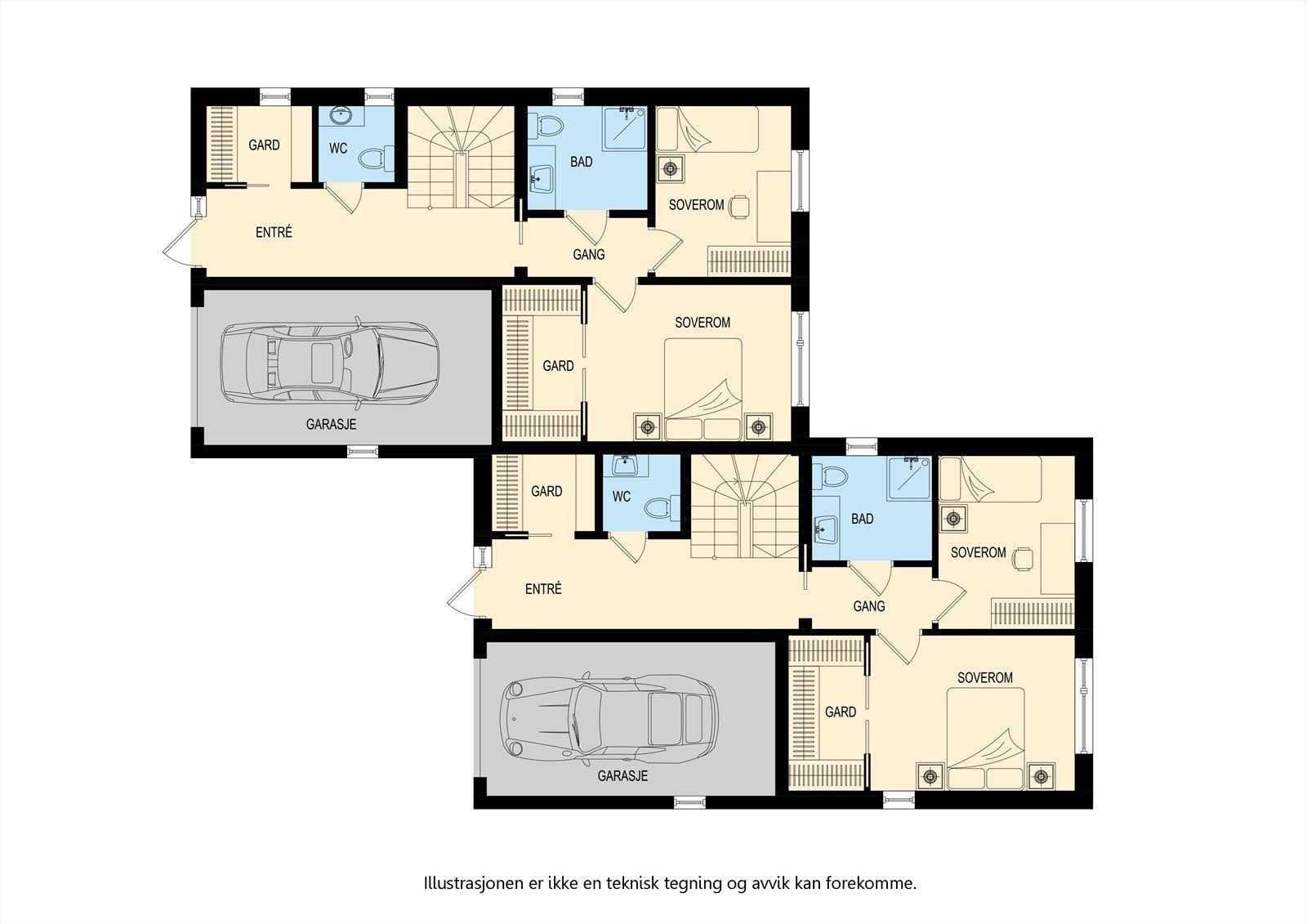 Plantegning 1. Etasje. Galleribilde
