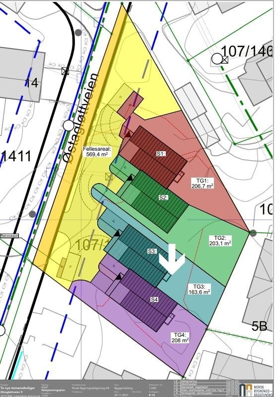 Seksjoneringsplan. Galleribilde