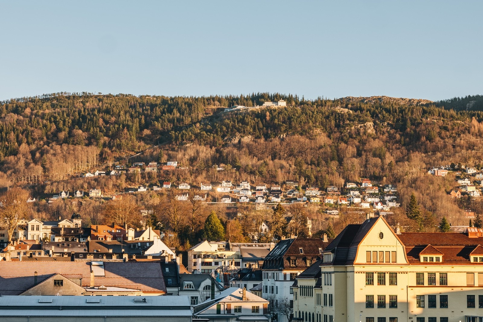 Den herlige utsikten har man selvsagt på toppen også. Galleribilde