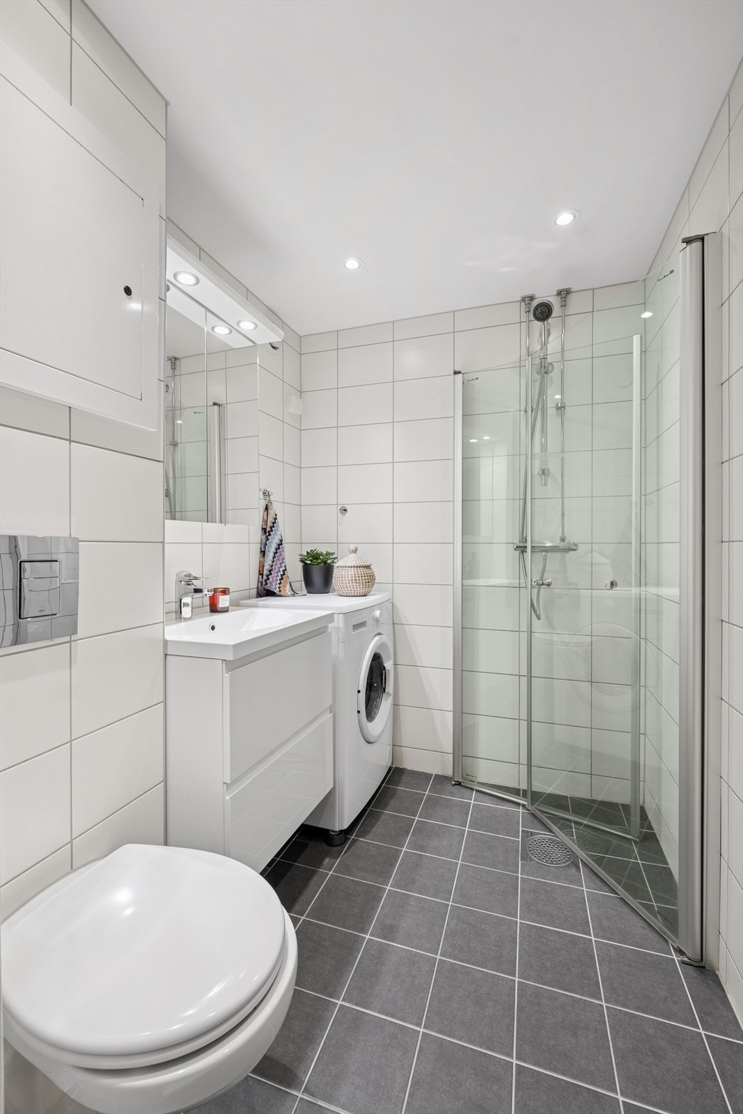 Når strømprisene stiger er det godt å vite at oppvarming av boligen og varmtvann er inkludert i felleskostnadene. Galleribilde