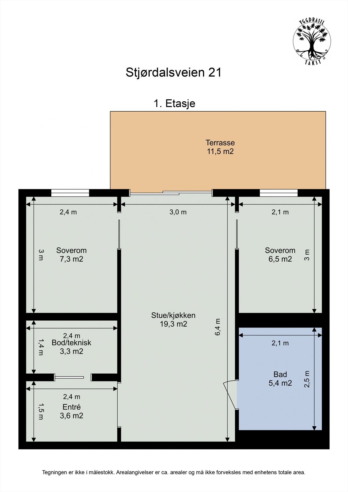 Planskisse. Galleribilde