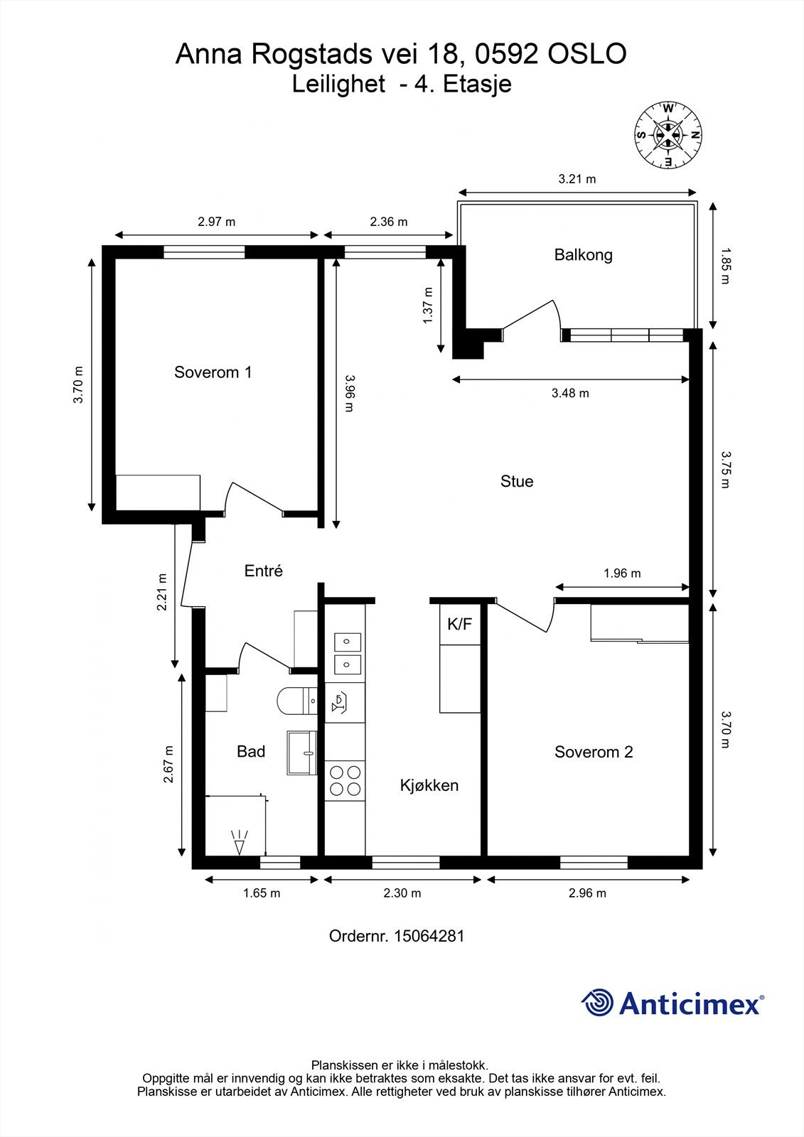 Plantegning Galleribilde