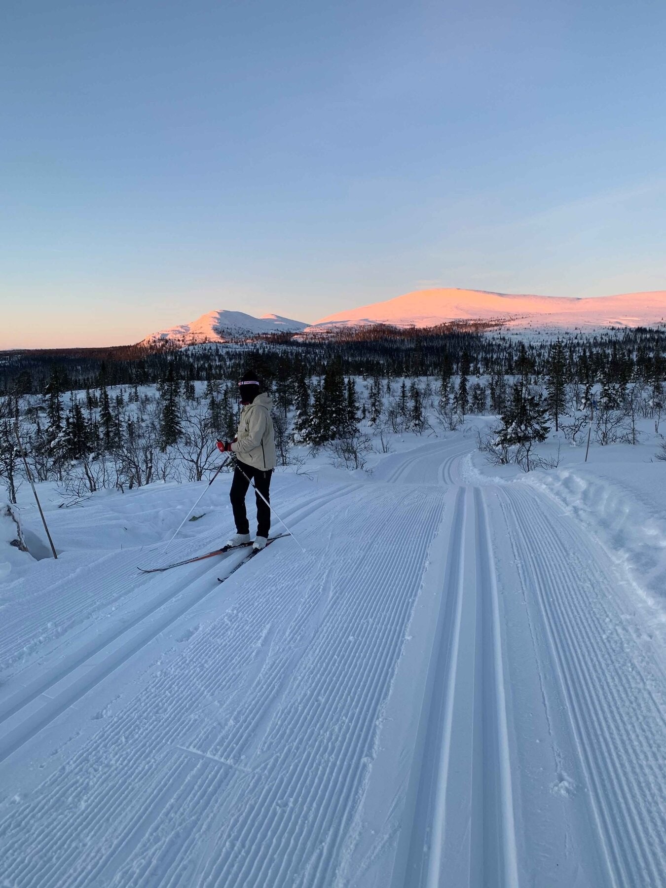 Foto fra skiløypene mot Eltdalsskardet - en flott skitur fra hytteområdet Galleribilde