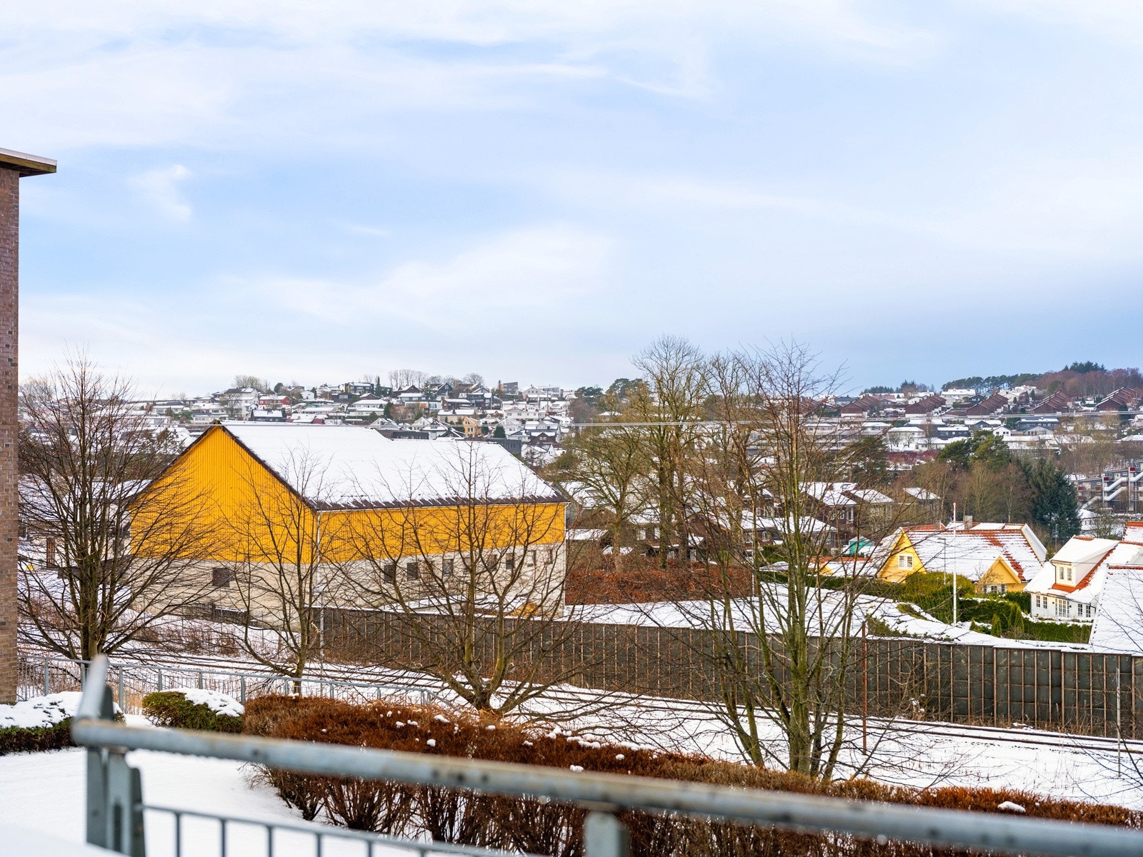 Langstrakt utsikt fra leiligheten Galleribilde