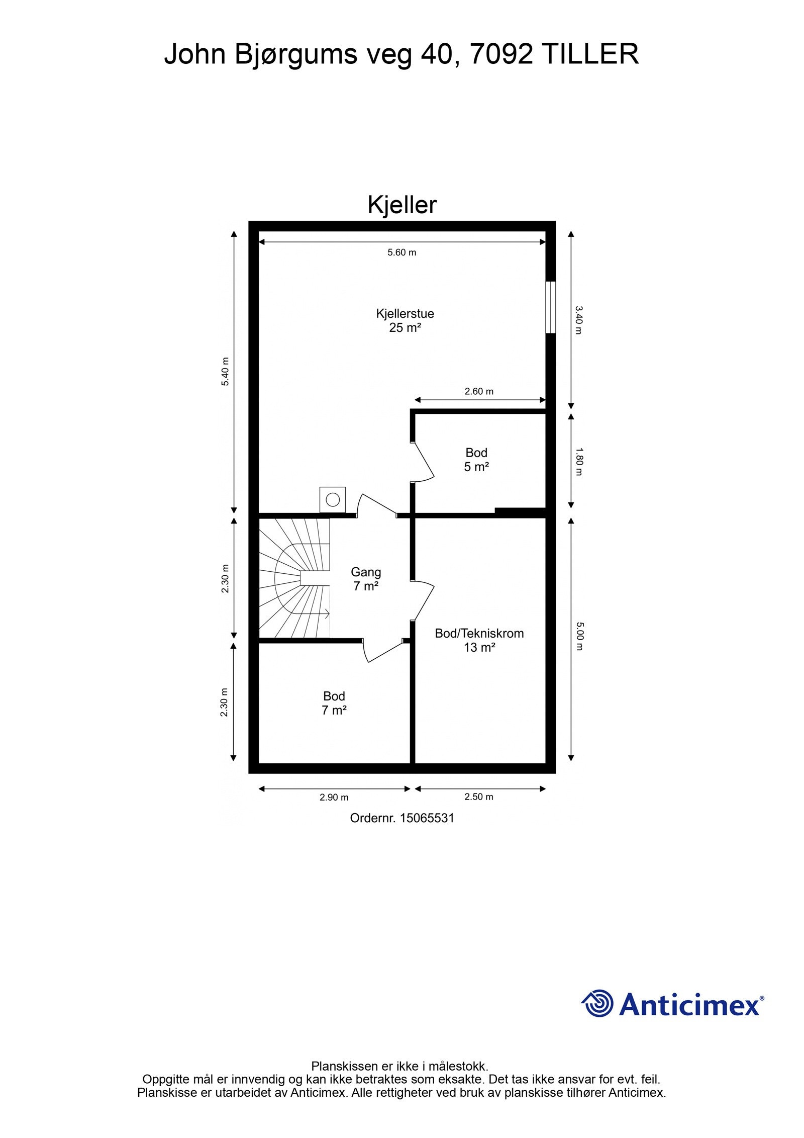 Plantegning - Kjeller Galleribilde