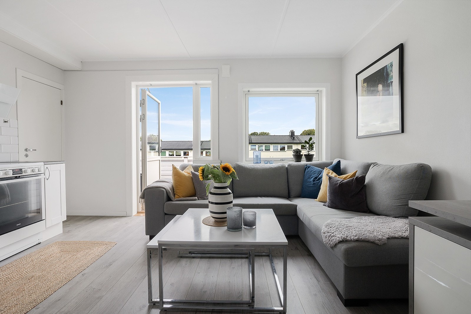 Lys og hyggelig stue Galleribilde