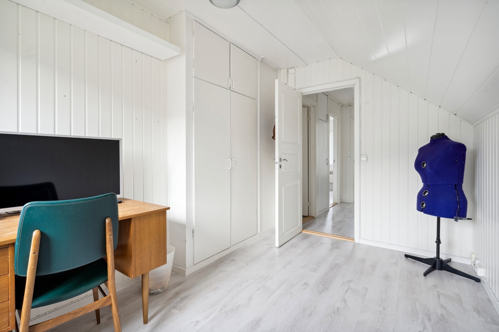 Soverom som idag brukes som kontor. Galleribilde