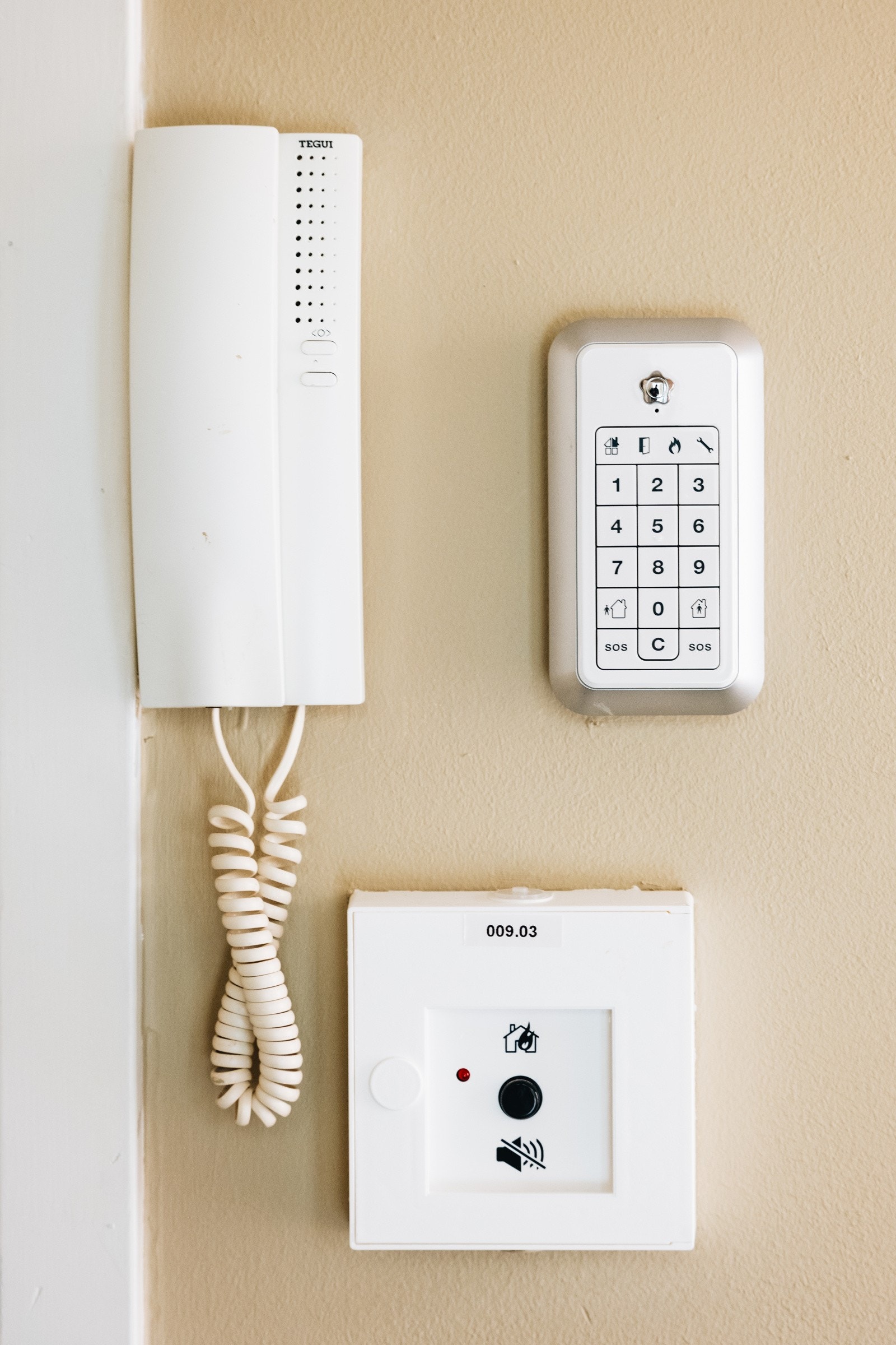 Dørtelefon med åpner Galleribilde