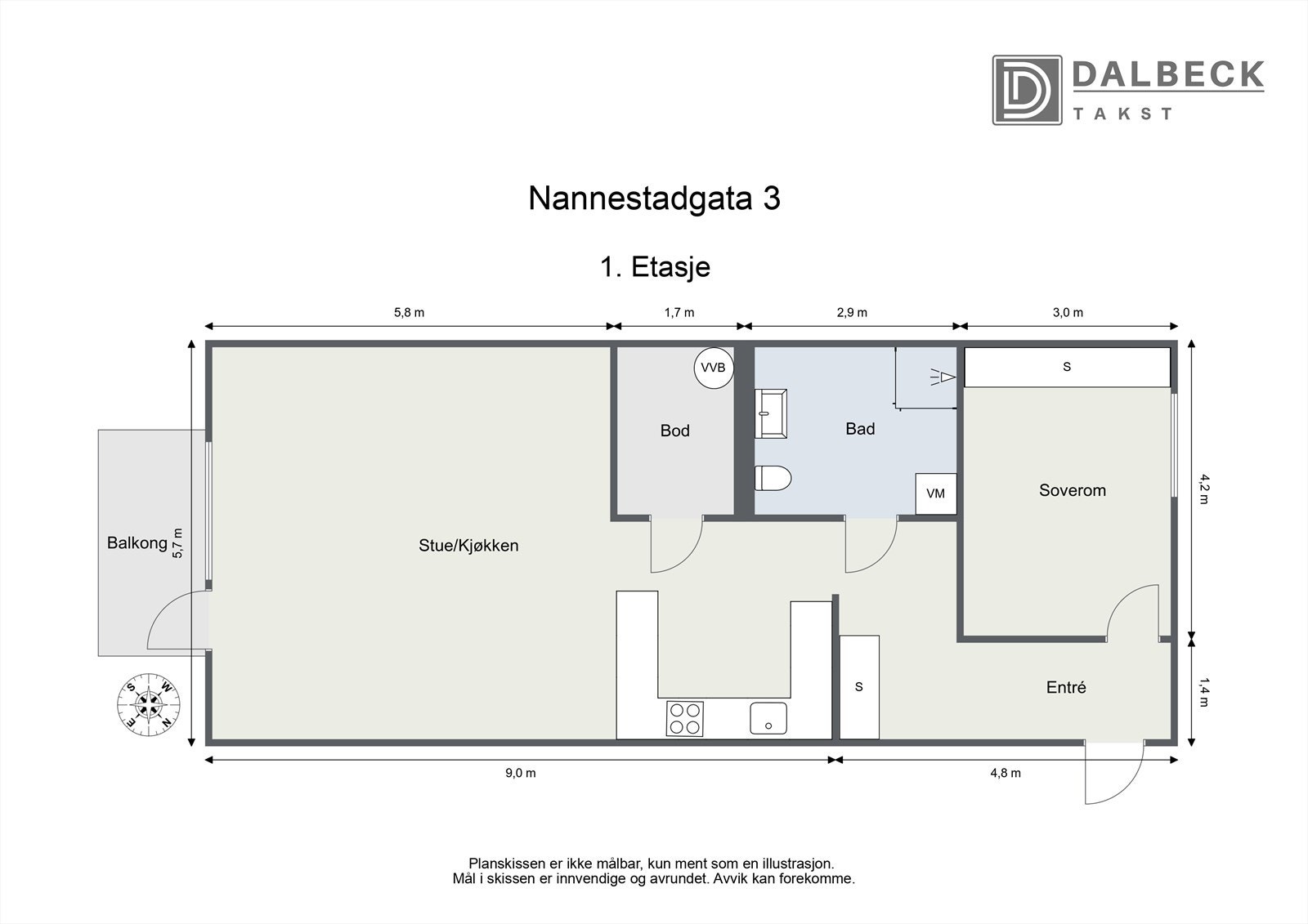 Plantegning Galleribilde