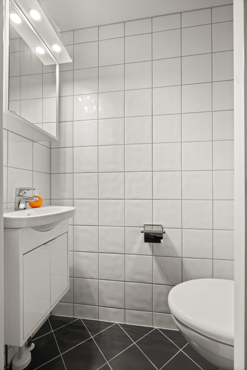 Leiligheten har et separat WC. Galleribilde