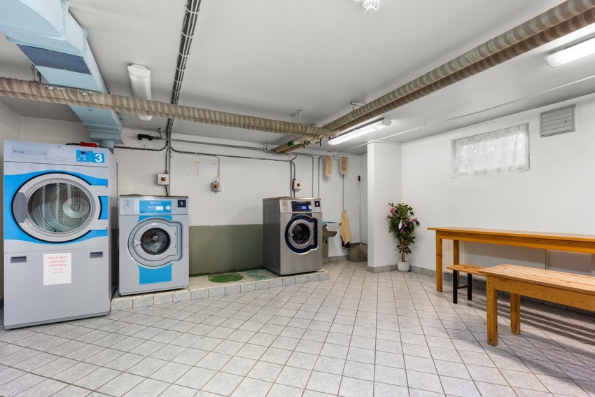 Tilgang til et fellesvaskeri. Galleribilde