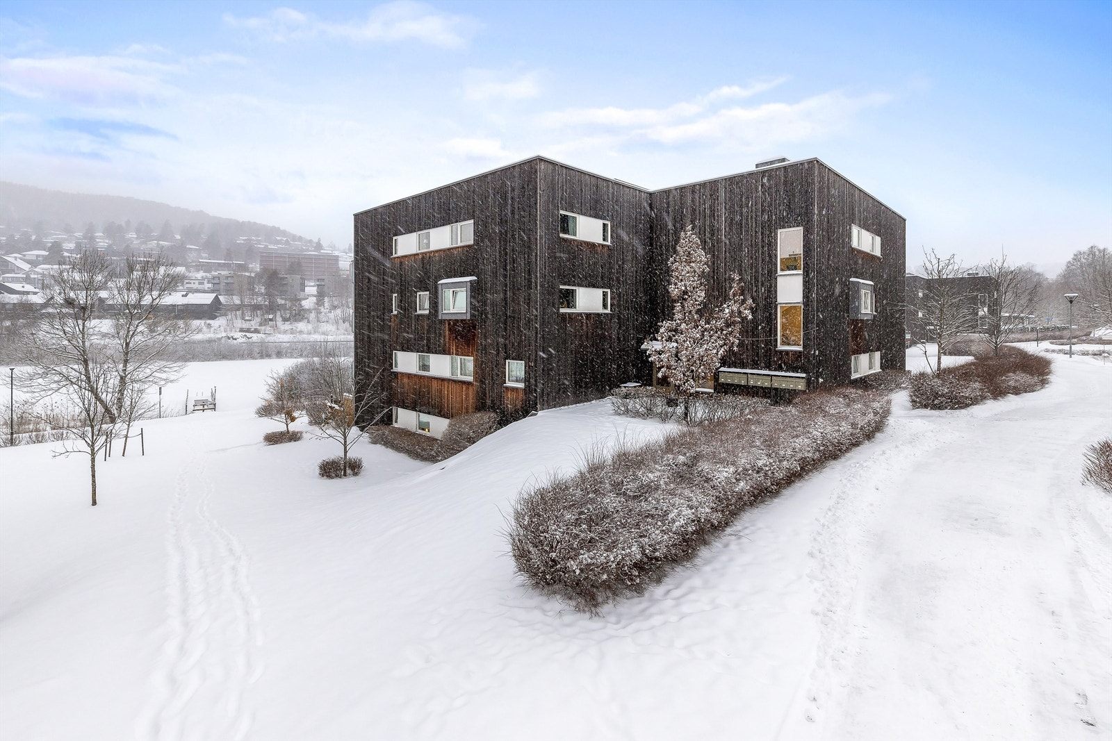 Her bor du tilbaketrukket og usjenert. Galleribilde