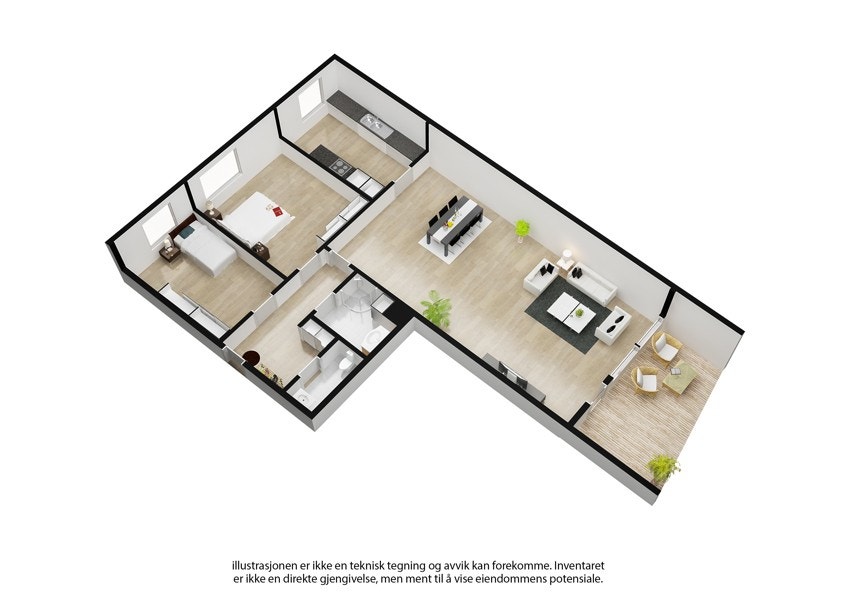 Plantegning Galleribilde