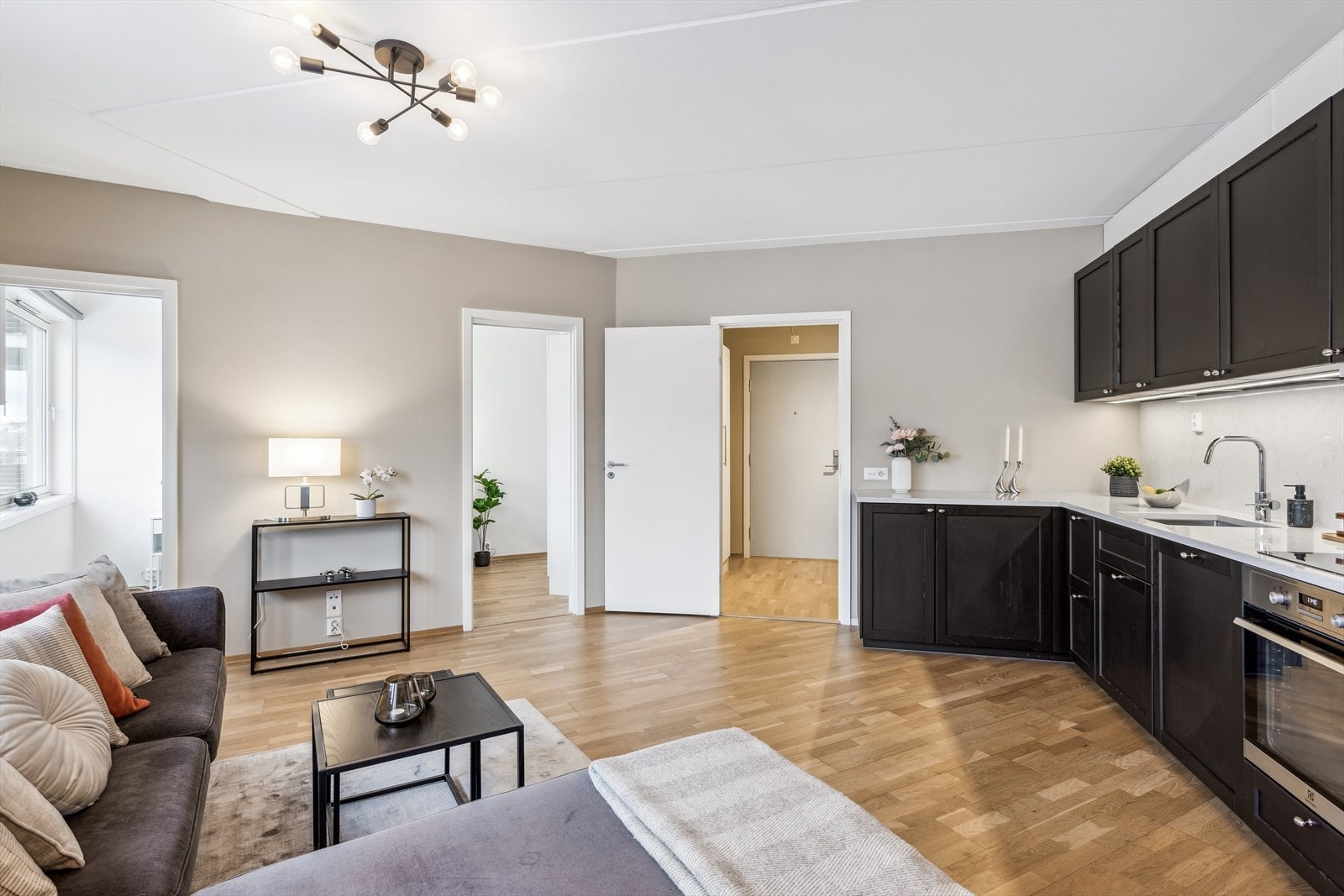 Her får du en god leilighet med gode møbleringsmuligheter. Galleribilde