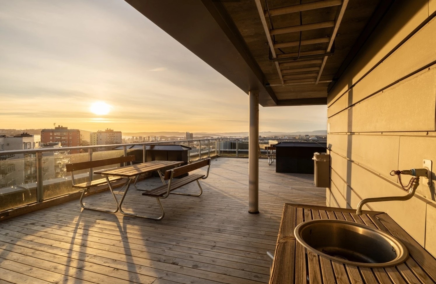 Her er det også mulighet for enkel matlaging. Galleribilde