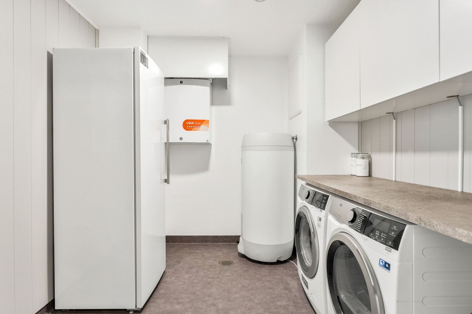 Vaskerom med praktiske løsninger Galleribilde