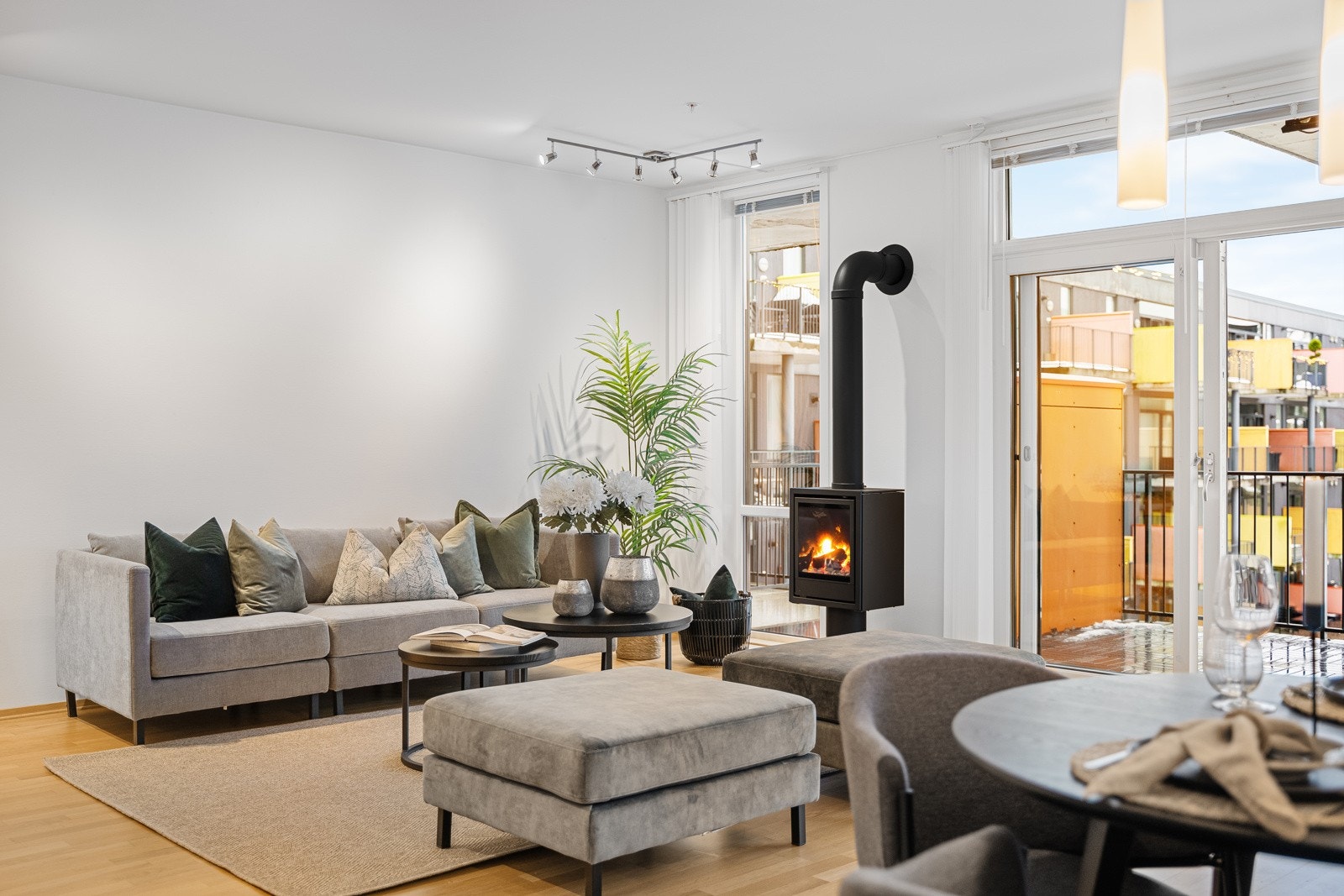 Leiligheten er bygget med livsløpsstandard og tilkomst via heis. Galleribilde