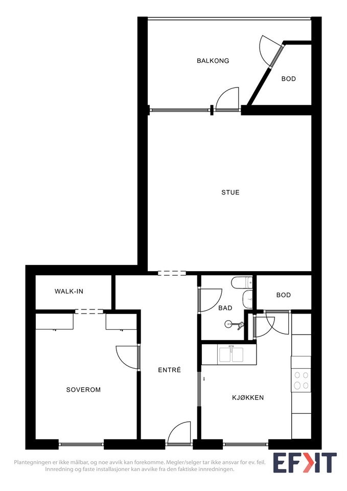 Plantegning Galleribilde