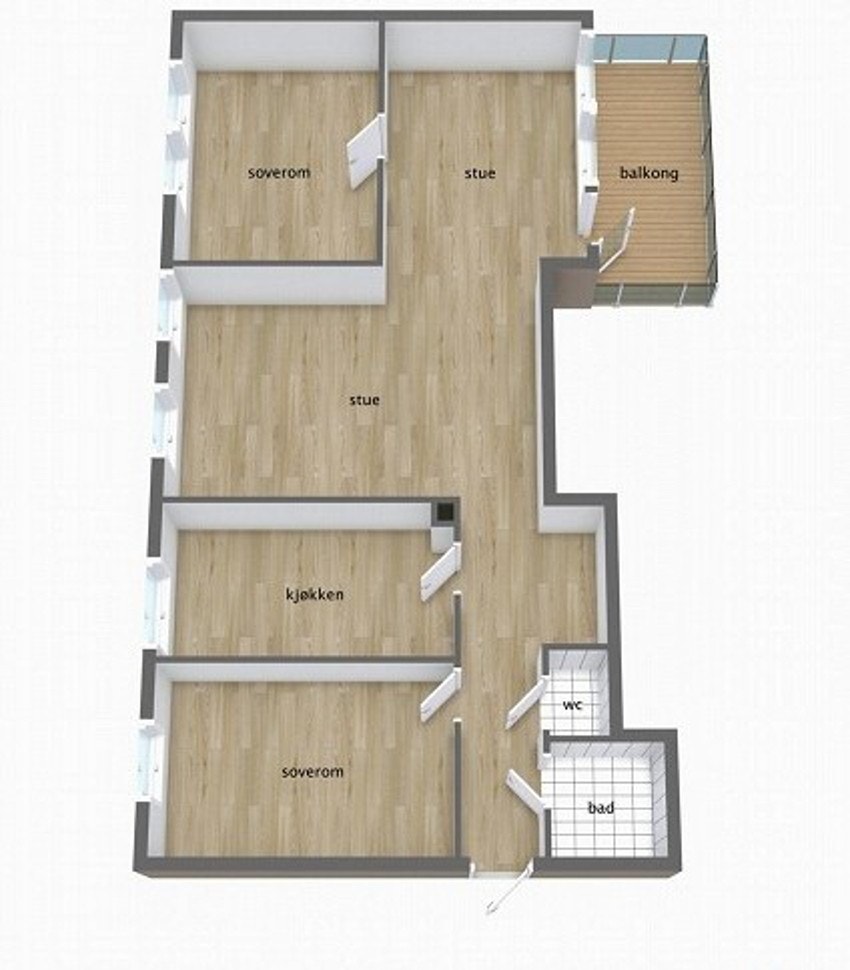 Plantegning Galleribilde