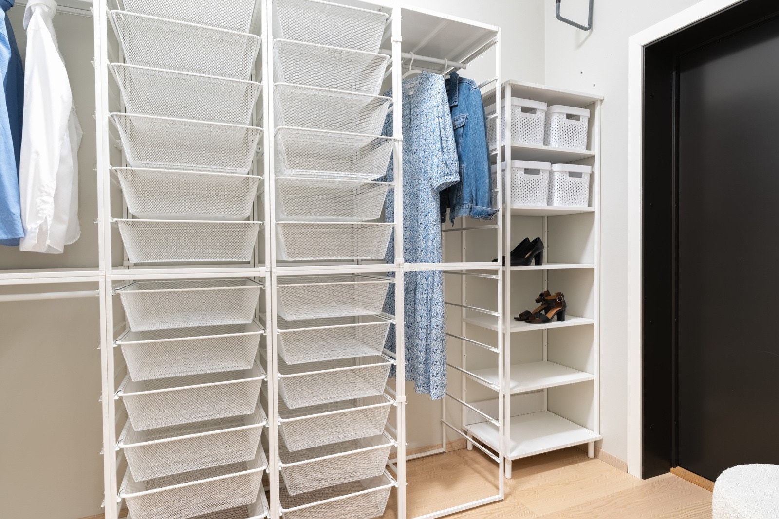 Boden kan også bli brukt som et walk in closet for de som ønkser det. Galleribilde