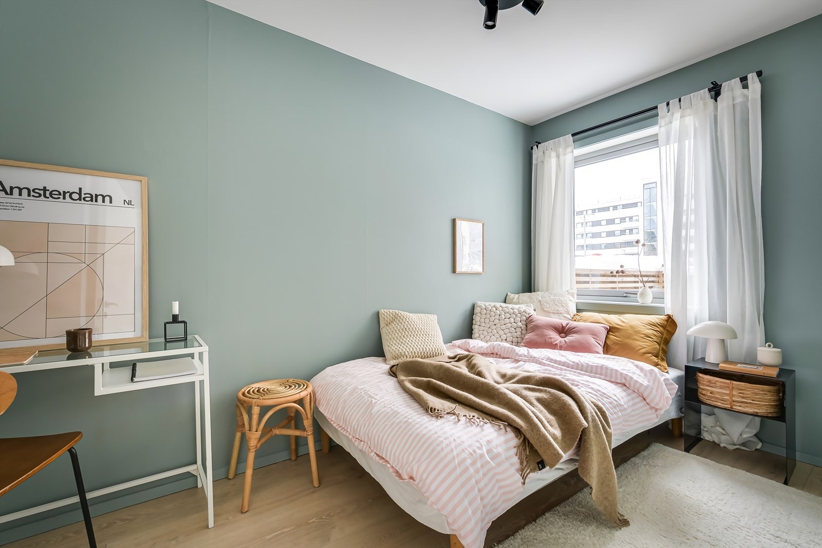 Rommene har svært delikate fargevalg Galleribilde