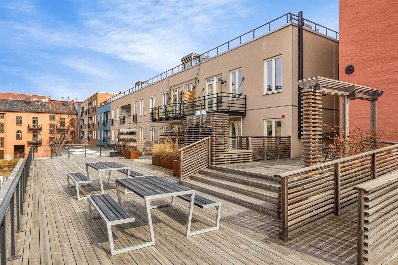 Bilde av takterrasse fra sommer Galleribilde