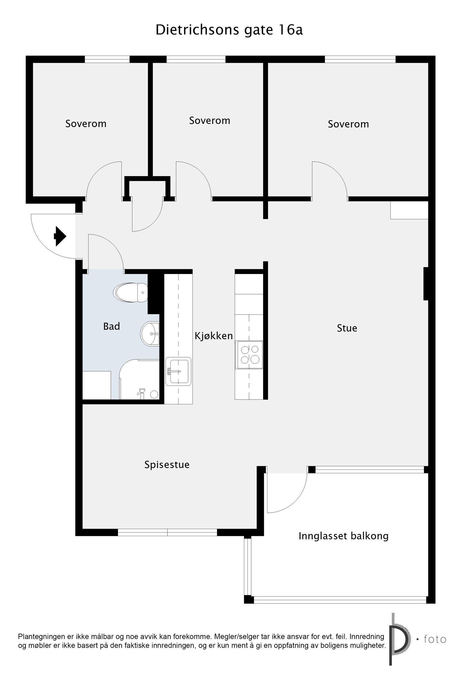 2D plantegning Galleribilde