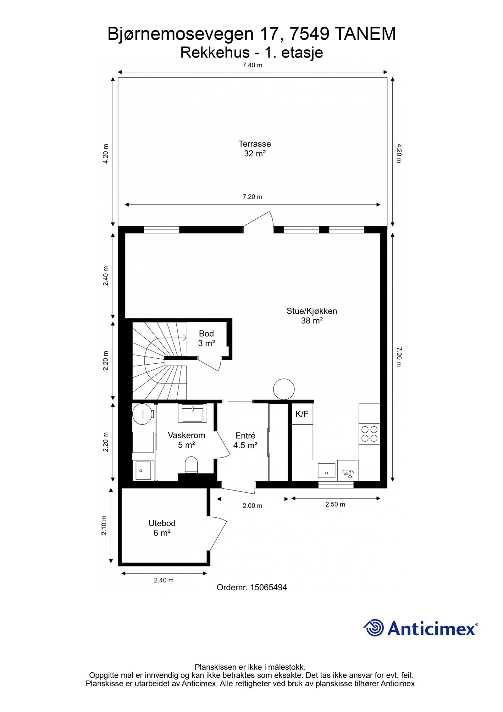 Plantegning - 1. etasje Galleribilde
