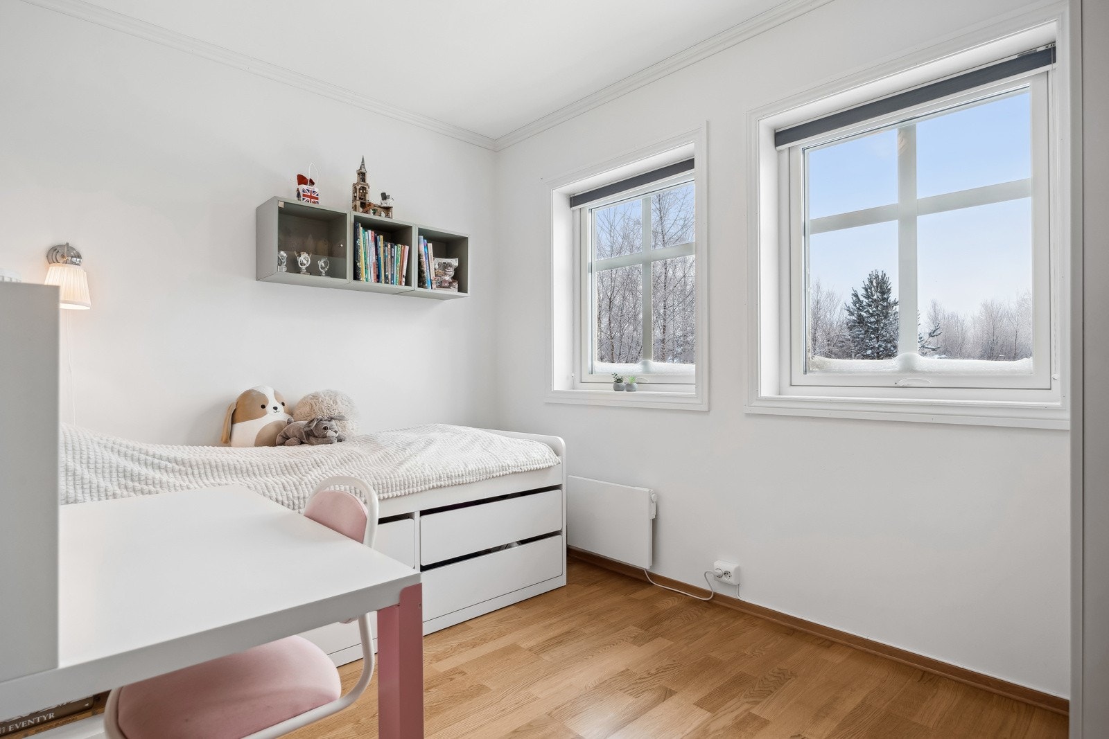 Rommenes utforming gjør de lettte å møblere. Galleribilde