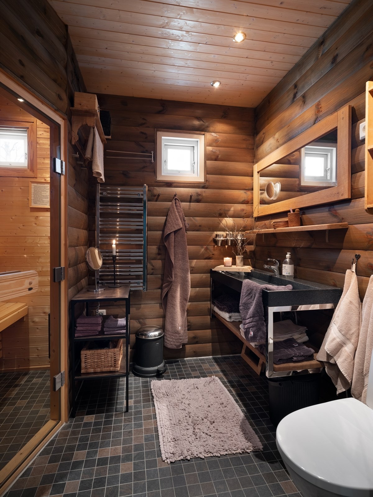 Bad med badstue Galleribilde