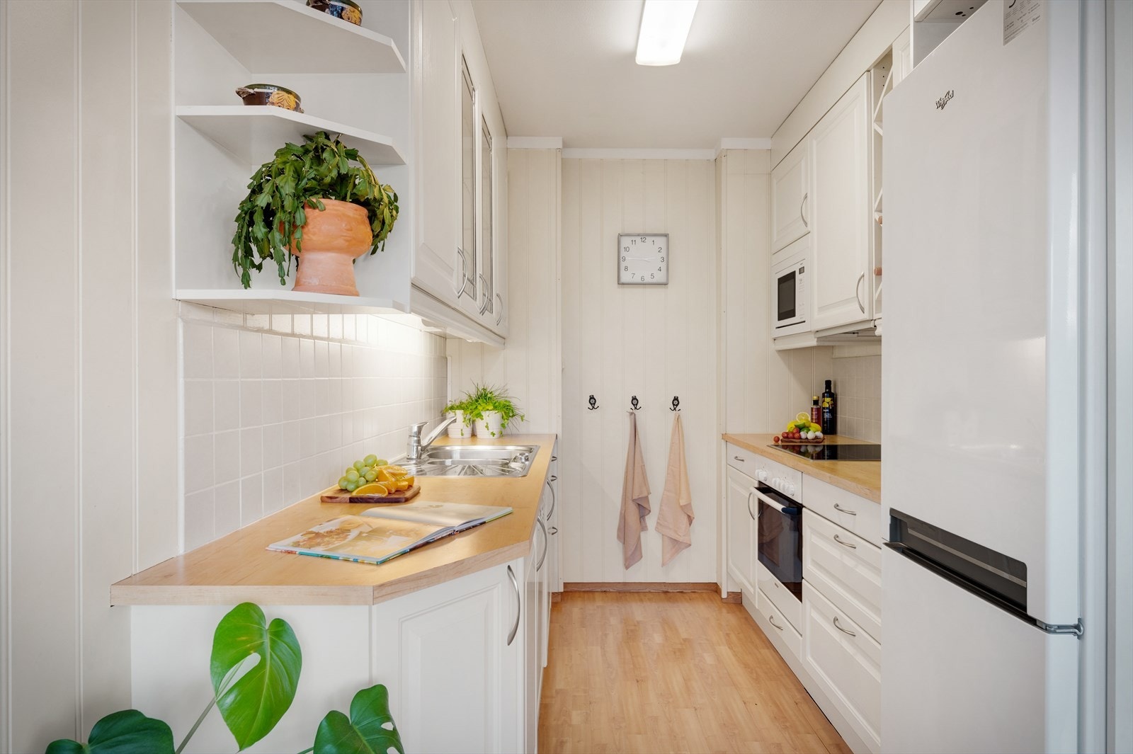 - Med delvis åpen løsning oppleves rommet som en sosial sone - Galleribilde