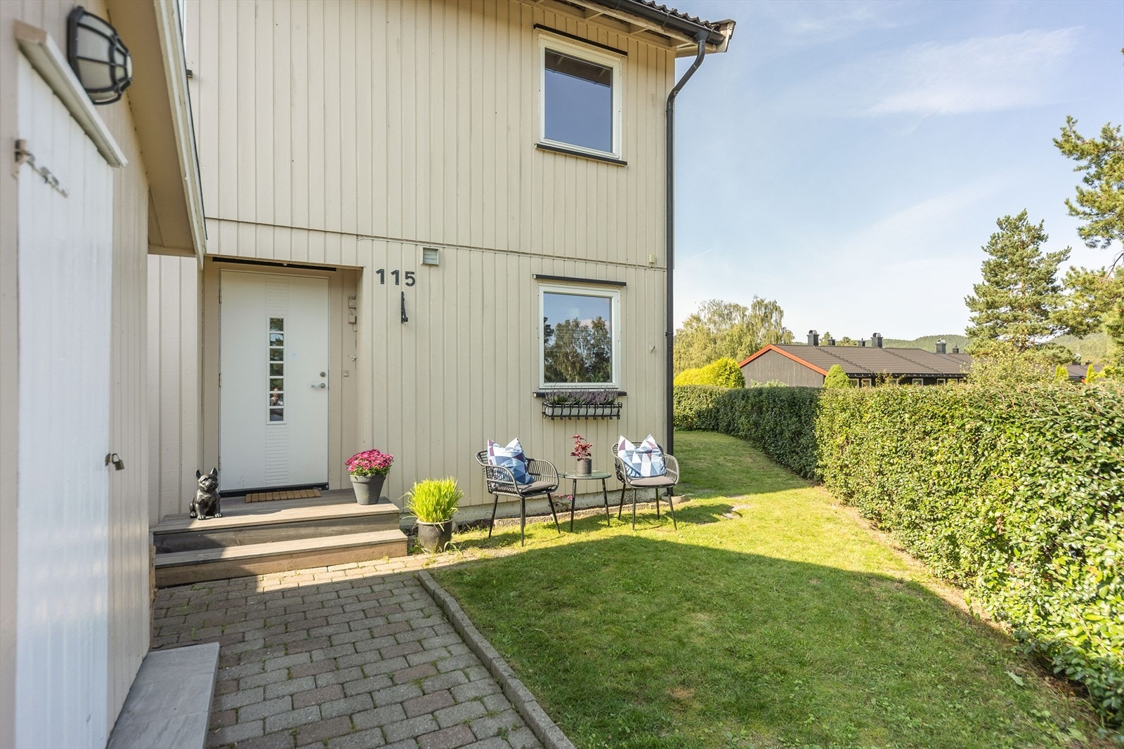 Koselig inngangsparti Galleribilde