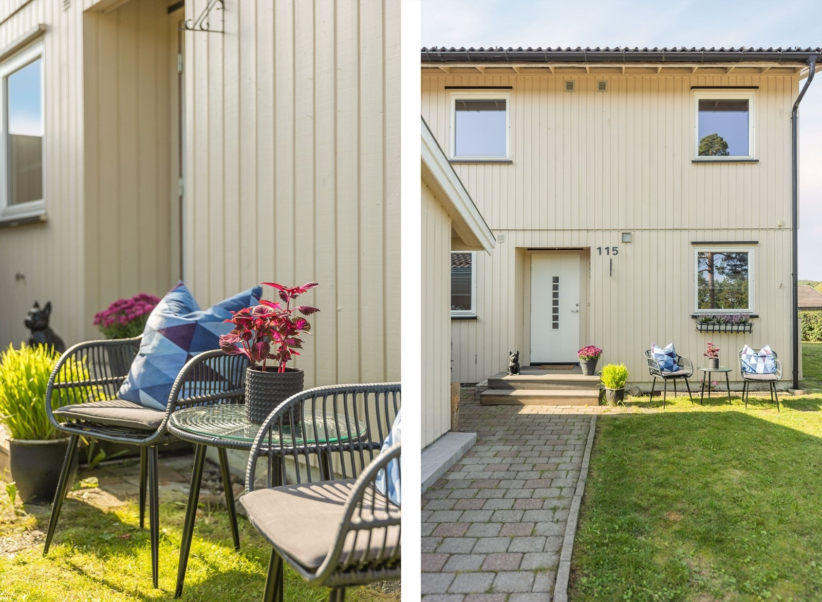 Boligen ligger i et barnevennlig område med gangavstand til barnehage og skole Galleribilde