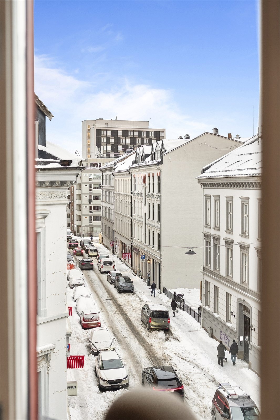 Utsikt mot Bjerregaards gate. Galleribilde