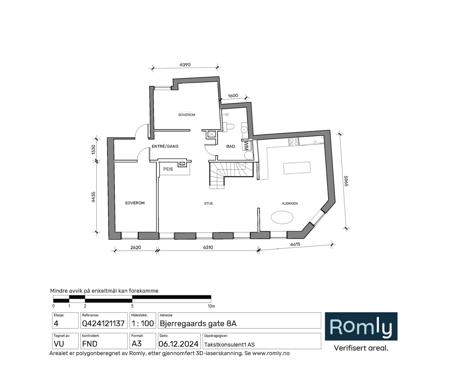 Alternativ plantegning. Kun ment som inspirasjon. Interessenter oppfordres til å undersøke arbeidet med fagfolk, samt å søke sameiet og plan- og bygningsetaten ved behov. Galleribilde