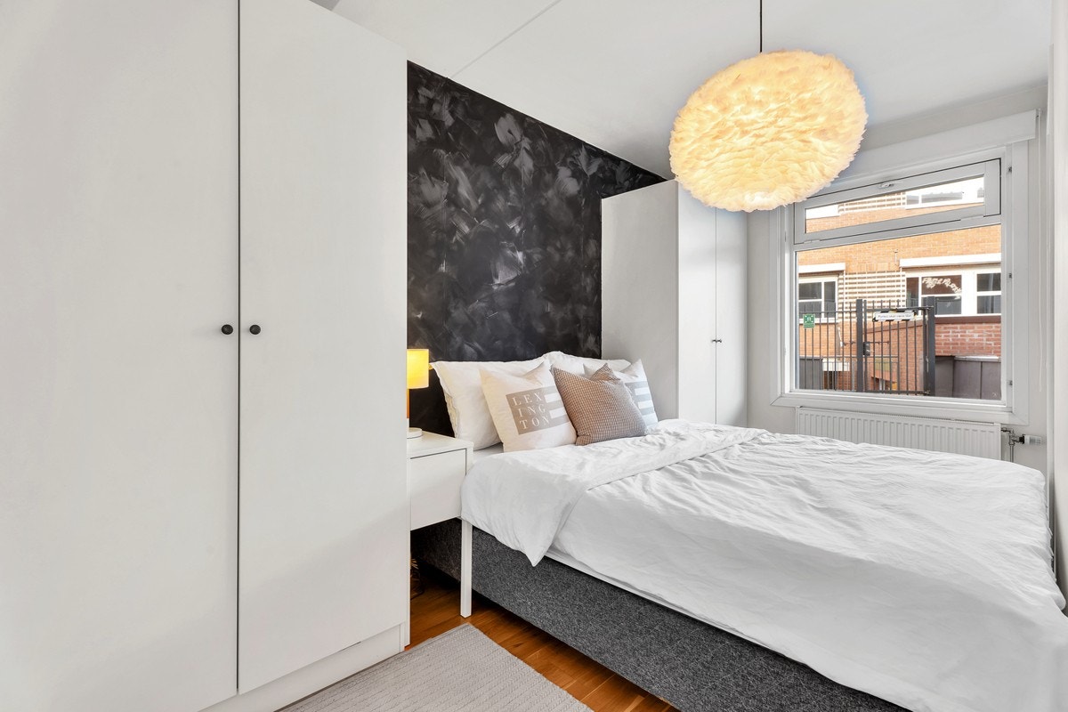 Soverommet har gode møbleringsmuligheter til både seng og kommode. Galleribilde