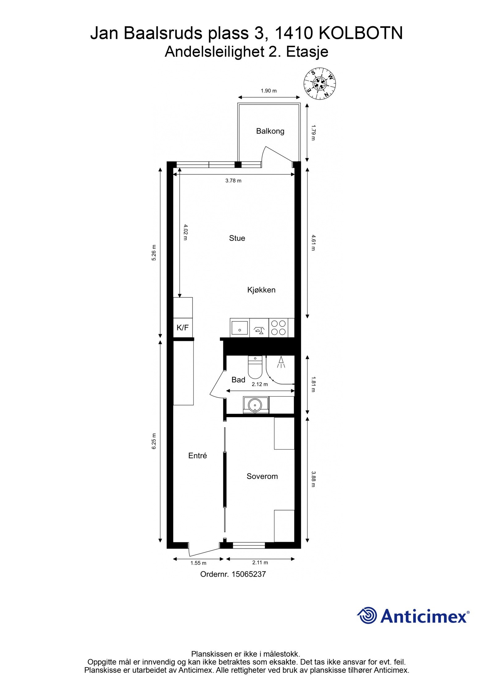 Planskisse Galleribilde