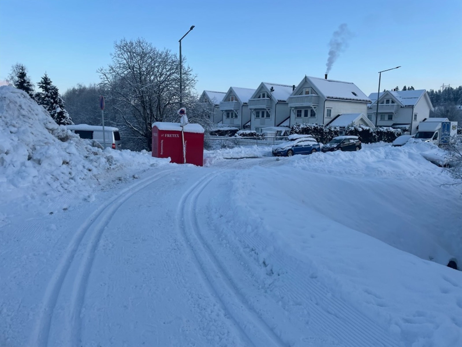 Det er også nærmest direkte adkomst til opptrykte skiløyper og flotte turmuligheter Galleribilde