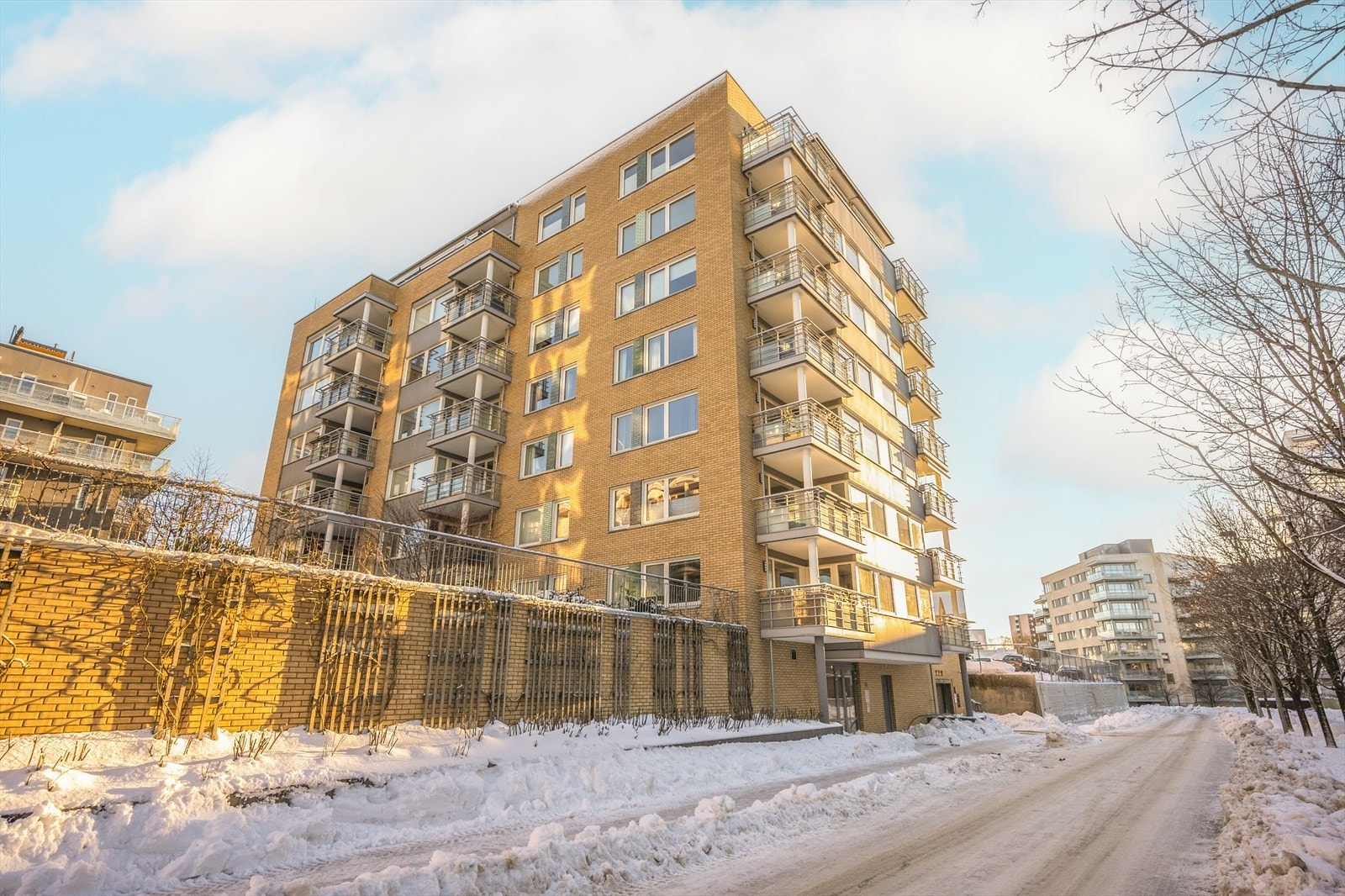 Borettslaget består av 100 andelsleiligheter. Galleribilde