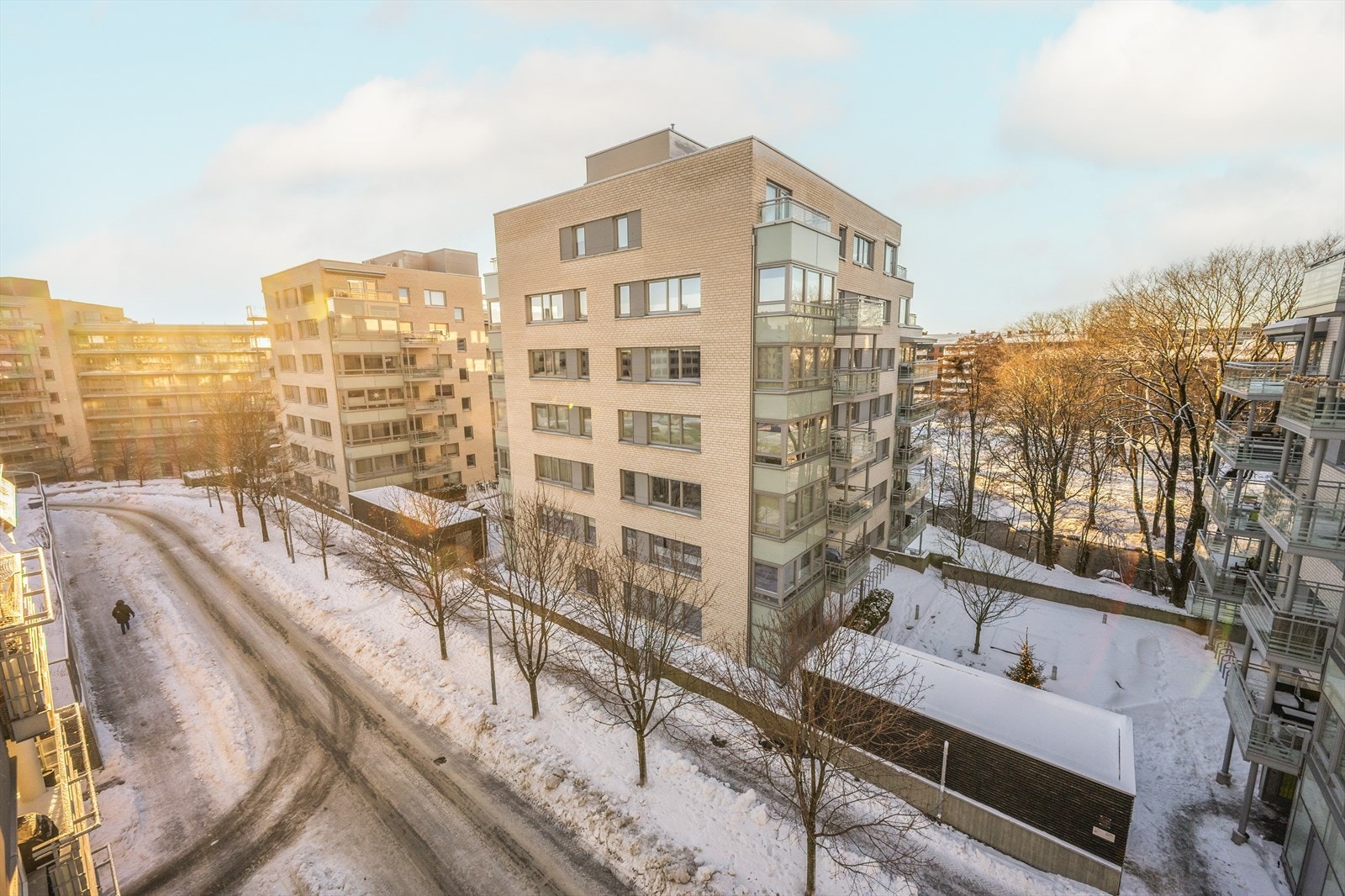 Utsyn fra balkongen. Galleribilde