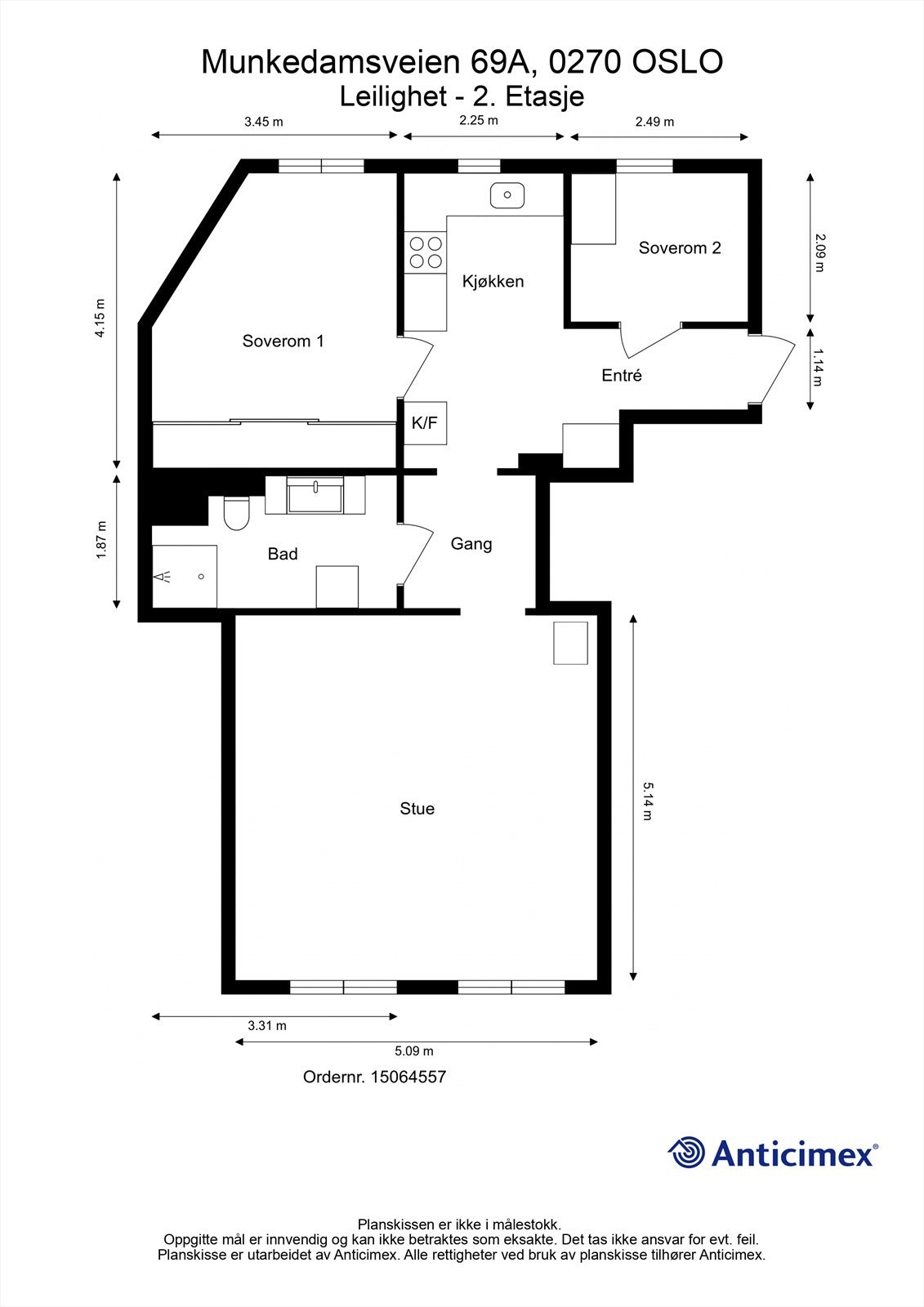 Plantegning Galleribilde