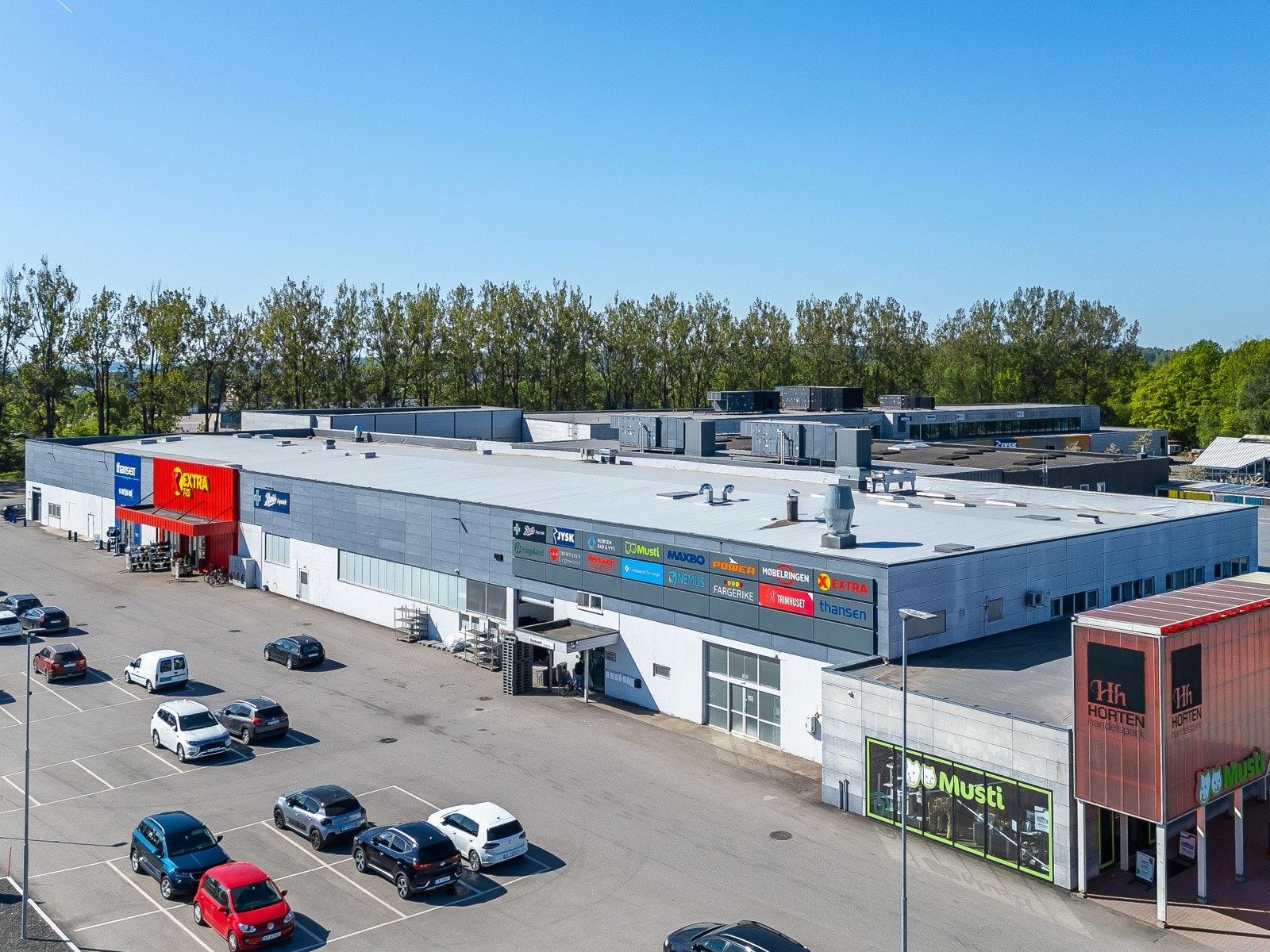 I Holtandalen finner du Horten handelspark. Galleribilde