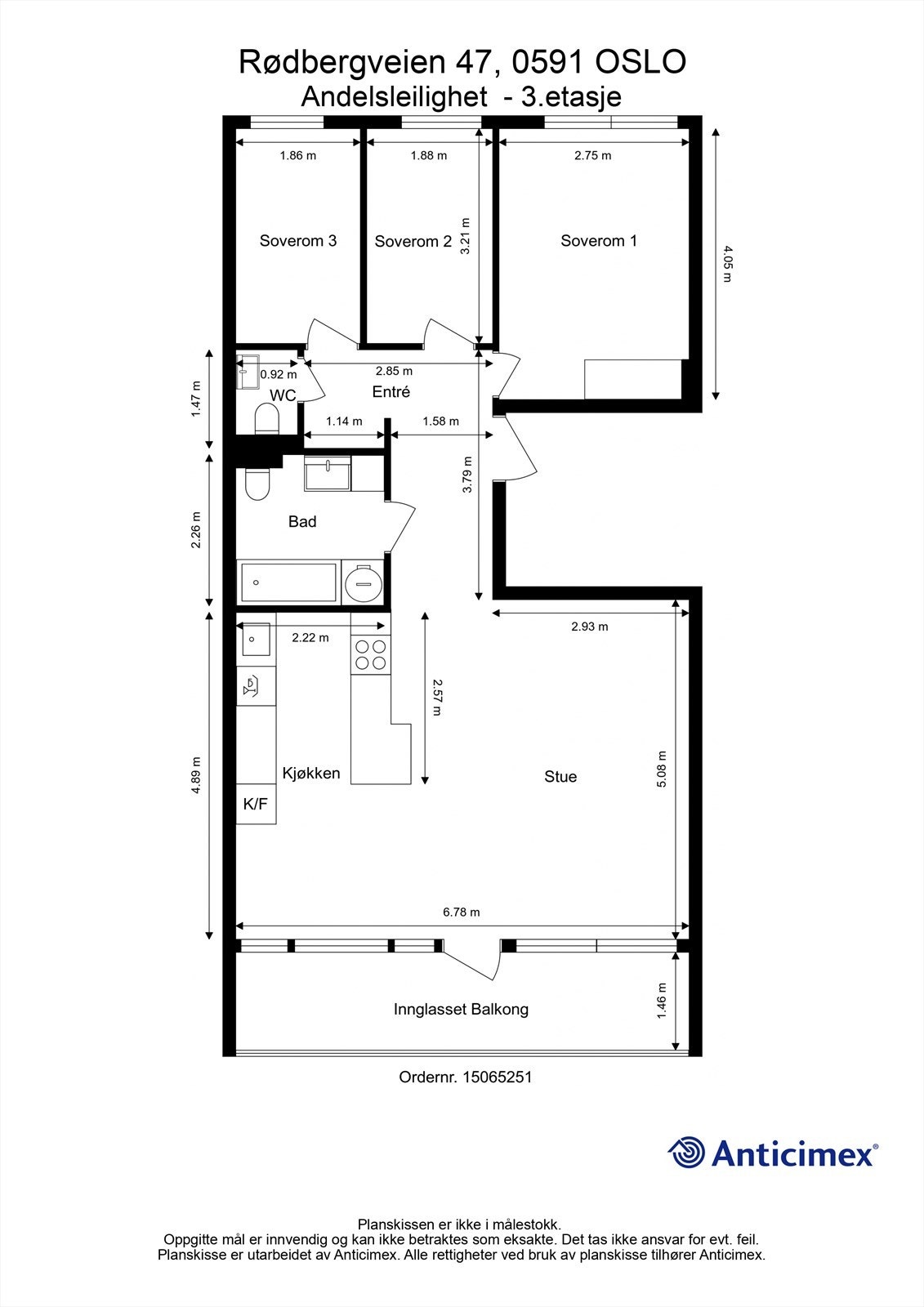 Plantegning Galleribilde