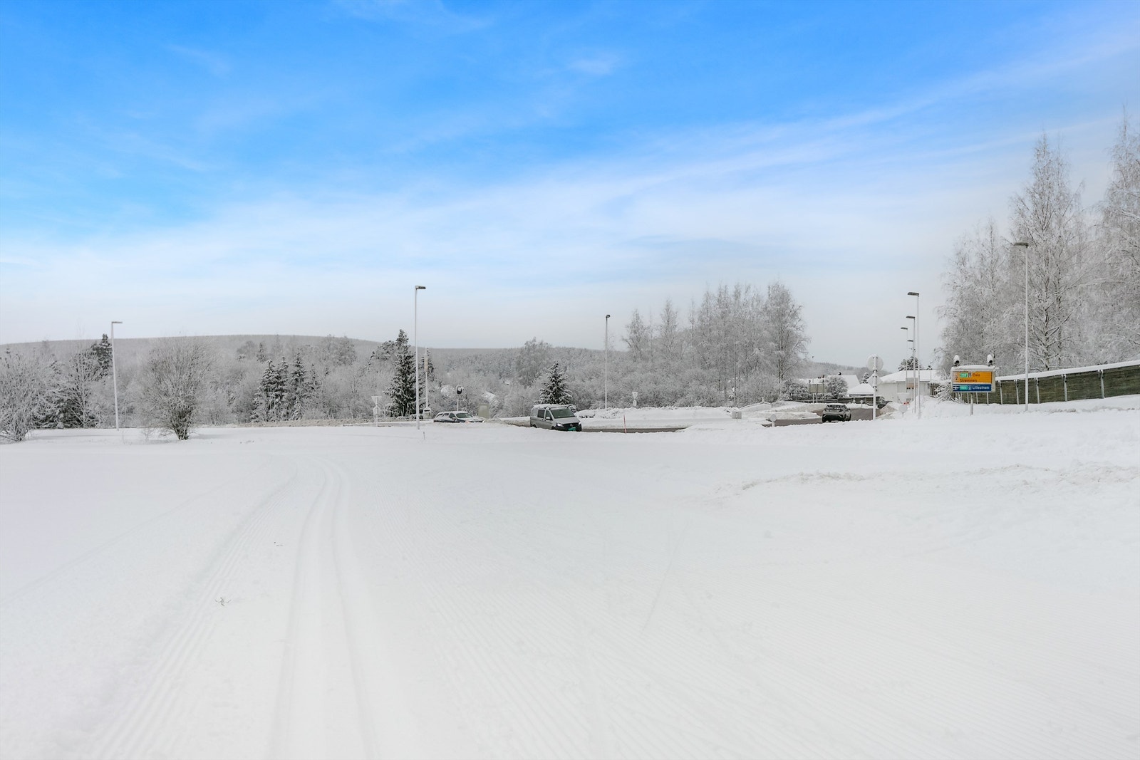 Fra eiendommen er det kun noen minutters gange på gangvei til oppkjørte skiløyper. Galleribilde
